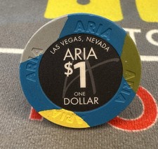 🎰🎲$1 Aria Casino Chip Las Vegas, Nevada 1 Of 26 Strip Properties🎲🎰 picture