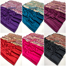 Ajrakh Print Semi Modal Saree Women Traditional Ethnic Sari With Blouse Piece picture