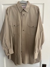 Filson lightweight alaskan guide shirt Medium Tan  Excellent Condition picture