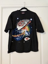 Vintage 1993/1994 Kansas City Chiefs Space Magic Johnson T's America's Favorites picture