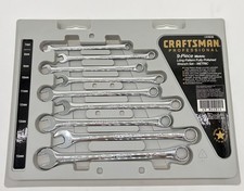 NOS Craftsman Professional Metric Wrench Set 9 Pc Long Pattern USA picture