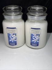 LOT OF 2-NEW-Yankee Candle MIDNIGHT JASMINE Large Jar 22oz  picture