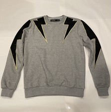 Hudson Outerwear Men's Small Studded Bolt Sweatshirt Gray / David Schitt's Creek picture