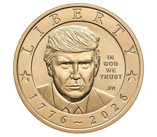 2026 P SemiQuincentennial Trump Dollar coin from US Mint Rolls *Ship Sep 18* picture