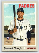 2019 Topps Heritage Fernando Tatis Jr. #517 RC Padres picture