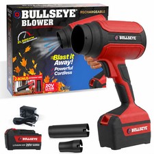 Bullseye Blower Cordless Leaf Dust Air Blaster 20V 31,000 RPM Battery Charger picture