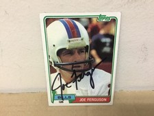 Joe Ferguson Autographed Card - 1981 Topps Football - Bills picture