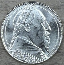 1932 G Sweden 2 Kronor-.800 Silver Coin-253,770 Minted-Death of Gustav II-KM#805 picture