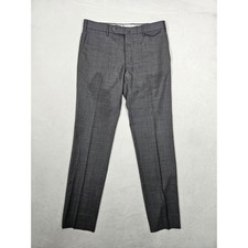 Incotex Slowear Mens Grey Super 130s Wool Slim Fit Dress Trousers Size 48 IT 33W picture