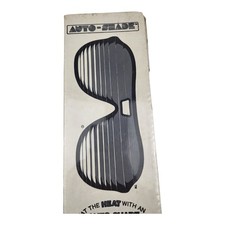 Vintage NOS Cardboard Windshield Visor Auto-Shade 1986 Sunshade Beach Sunglasses picture