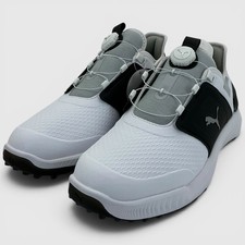 Puma IGNITE ELEVATE Disc Men's Size 10 White Golf Shoes NIB picture