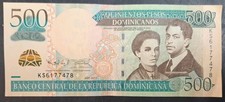 2011 Dominican Republic 500 Pesos P186a, KS6177478. picture