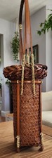 Antique Or Vintage Japanese Bamboo Ikebana Flower Basket (Hanakago) picture