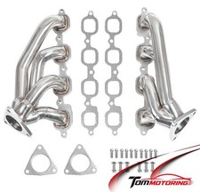 New 2014-2015 Chevy GMC Pickup Silverado Tahoe Yukon LT 5.3L 6.2L Shorty Headers picture