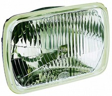 Hella Vision Plus 4X6 Rectangular Headlight Upgrade Kit With Dual Beam Bulbs picture
