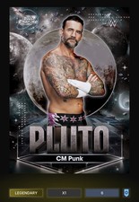 DIGITAL 2026 Topps Chrome CM Punk Planetary Pursuit Pluto Motion /6 WWE picture