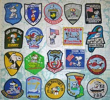 Game Warden - Lot of 20 Snoopy Patch - Tiger Hound, 101st Woodstock, Vietnam War picture