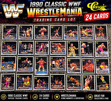 1990 Classic WWF WrestleMania 24 Card Lot Ultimate Warrior Rockers Vintage WWE picture
