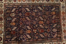 Antique Shekarlu Qashqai Rug 5x7ft picture