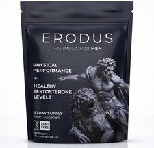 ERODUS Men Herbal Supplement Powder Ashwagandha Energy Vitality Support 30 Serv. picture
