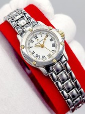 $2200 SWISS [N. MINT] 24mm Maurice Lacroix Quartz Women's Pearl White Dial picture