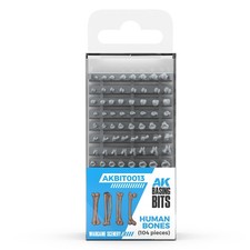 AK Interactive Human Bones - Basing Bits (120 Pieces) picture