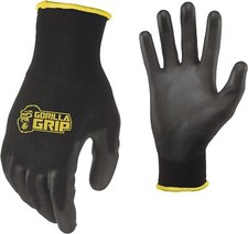 Gorilla Grip Medium Work Gloves 15 Pairs Slip Resistant All Purpose Durable G... picture