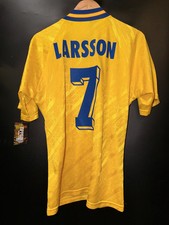 SWEDEN LARSSON 1994-1995 ORIGINAL JERSEY Size M picture