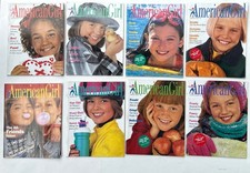 American Girl Magazine Collection Vintage 1995 - 1996 Lot of 8 DOLLS ATTACHED picture