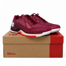 WILSON RUSH PRO 4.0 W WRS330680 SNEAKERS BEET RED TENNIS SHOES WOMEN NEW picture