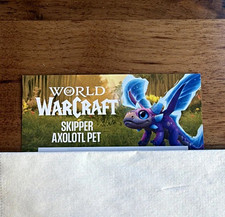 World of Warcraft Skipper Axolotl Pet Collectible Card - Used - WoW - Blizzcon picture