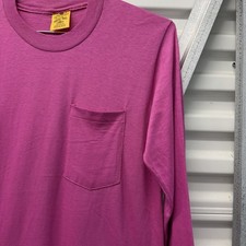 Vintage Stedman Hi Cru Fuchsia Pink Long Sleeve T Shirt Men’s M 80s Surf Skate picture