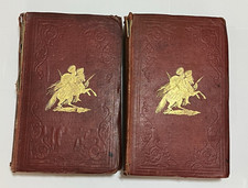 George Caitlin North American Indians 1857 Antique Book Set of 2 Volume I & II picture