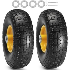 Solid PU Run-Flat Tire Wheel Flat Free Tubeless Tire 10