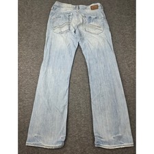 BKE Jeans Men 32R Light Blue Carter Straight Leg Denim Cotton 0110 picture