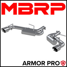 MBRP Armor Pro Axle-Back Exhaust System 2016-2024 Chevy Camaro LS / LT 2.0L 3.6L picture