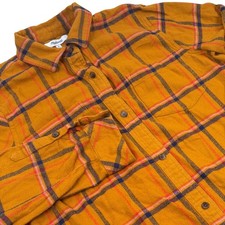 Madewell Flannel Classic Ex-Boyfriend Shirt Womens Medium Caffrey Plaid AD680 picture