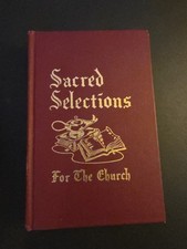Sacred Selections for the Church 1960 Hymn Book HC VG Cnd Ellils Crum Fst Ship picture