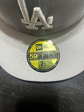 New Era 59FIFTY LA Dodgers Grey Cap Sized 7 1/2 (59.6cm) #baseball #dodgers picture