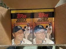 2007 TOPPS BASEBALL UPDATES AND HIGHLIGHTS FACTORY SEALED HOBBY BOX-Case Fresh picture