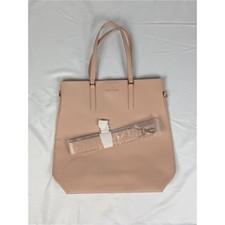 Michael Kors Blush Pink Large Tote Bag Gold Hardware Logo Strap picture