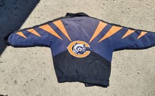 VINTAGE APEX ONE PRO LINE 'SHARKTOOTH' CHICAGO BEARS JACKET SIZE L picture