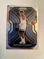 Anthony Edwards 2020-21 Panini Prizm Base RC Timberwolves #258 picture