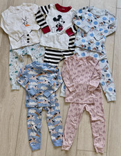 Hanna Andersson 3T Pajama Bundle 5 Sets Bluey Mickey Olaf Unicorn HannaSoft picture