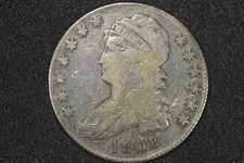 1808 Capped Bust Half Dollar, Fine picture