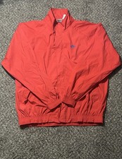 90s Vintage Mens Orange/ Light Purple Jacket Size Large  ( 26 X 28 ) picture