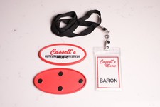 Cassell's Music Magnetic Patch and Bear Lanyard, Obsession Movie Shirt Patch picture