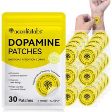ACENTIALABS Dopamine Support Patches | Mood, Focus & Mental Clarity | 30 Cts picture