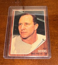 1962 Topps Roy Sievers #220 Philadelphia Phillies picture