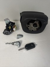 2019-2021 KIA FORTE IGNITION SWITCH LOCK CYLINDER W/KEY FOB SHROUD COLUMN OEM picture
